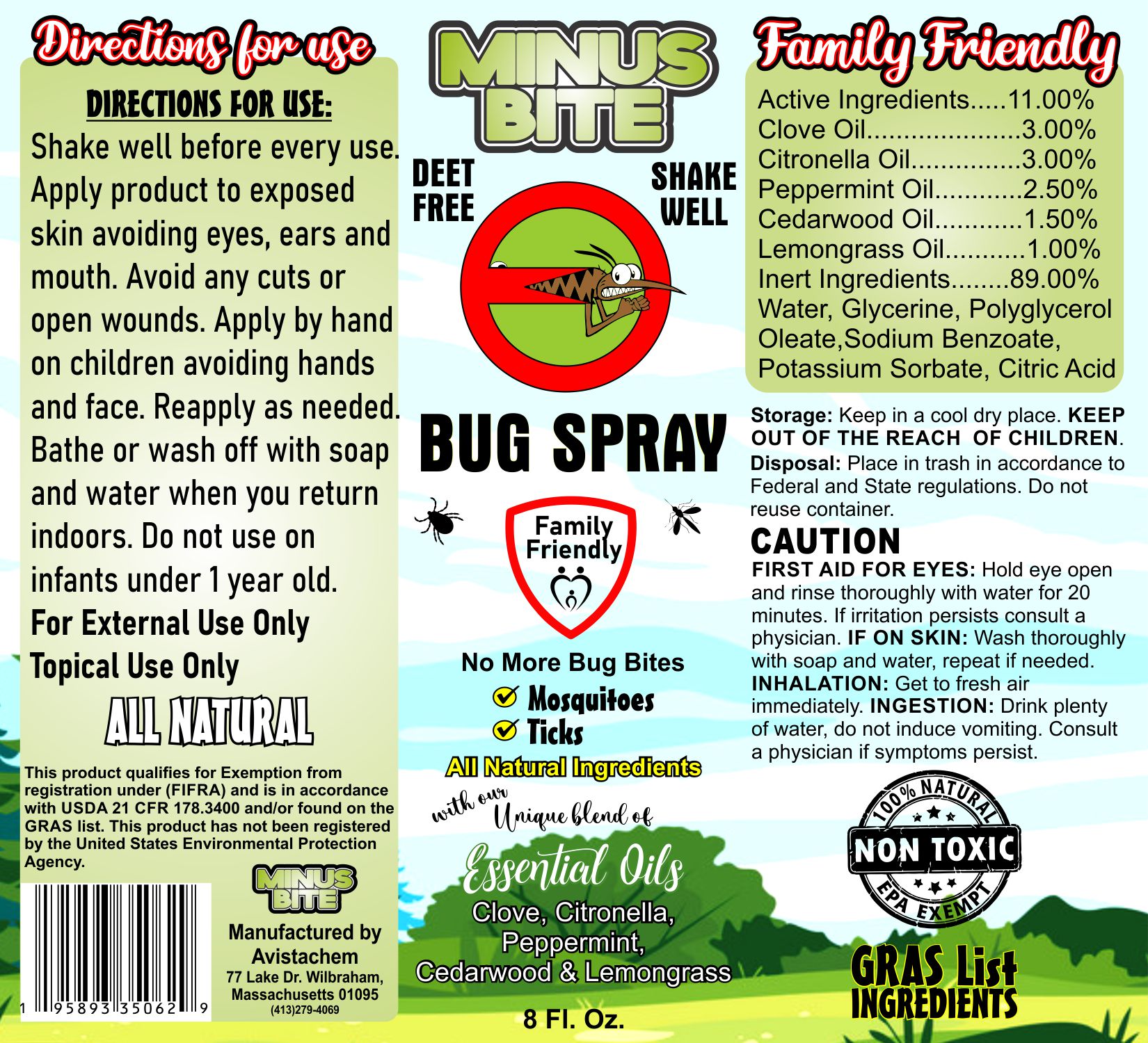 Bug Spray Minus Bite