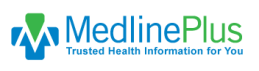 Medline Plus logo for an article written about bug spray poisoning. Instead us Minus Bite All natural bug spray for family made safe with natural ingredients.