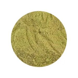 Freshly ground Rosemary powder, excellent start to making essential oil. Rosemary essential oil is an all natural ingredient used in minus bite plant spray. Plant protection against spider mites, mildew and mold. 